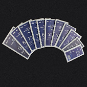 Чехлы для банкнот №5 (170х70 мм), прозрачные. Упаковка 50 шт. PCCB MINGT, 801944