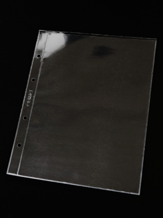 Листы формата ОПТИМА (Россия) (201х252 мм) из прозрачного пластика на 1 ячейку (178х244 мм). Упаковка из 10 листов. СомС, ЛБ1-O