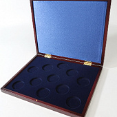 Футляр деревянный Volterra Uno (304х244х31 мм) для платиновых и золотых монет «Олимпиада-80»