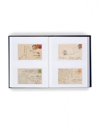 Альбом для писем и почтовых открыток с белыми листами. Бордовый. Leuchtturm, 347997