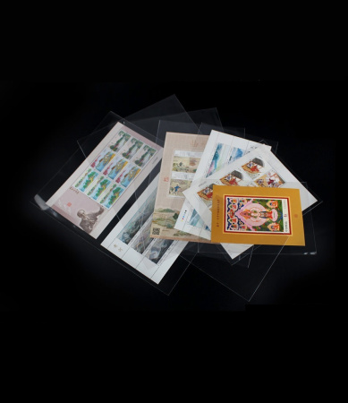 Чехлы для марочных листов, документов (265х365 мм), прозрачные, упаковка 100 шт. PCCB MINGT, 810142