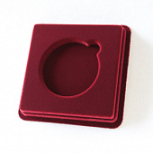 Сувенирная упаковка (106х106х20 мм) для одной монеты в капсуле (диаметр 58 мм)