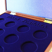 Футляр деревянный Volterra Uno (304х244х31 мм) для монет серии «Знаки Зодиака» (диаметр 44 мм)