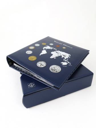Альбом для монет OPTIMA-Classic «World Money» с 5 листами + шубер (защитная кассета). Leuchtturm, 344959