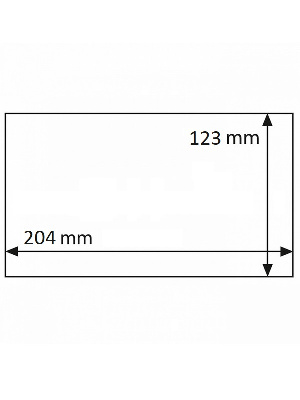 Защитный лист-обложка BASIC 204 для банкнот (204х123 мм). Упаковка 10 шт. Leuchtturm, 341222/10