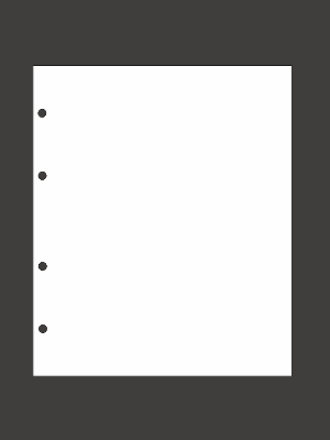 Прокладочный лист из картона формата НУМИС (Россия) 188х224 мм. Белый
