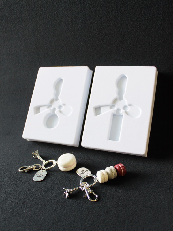 Флокированные ложементы для брелоков