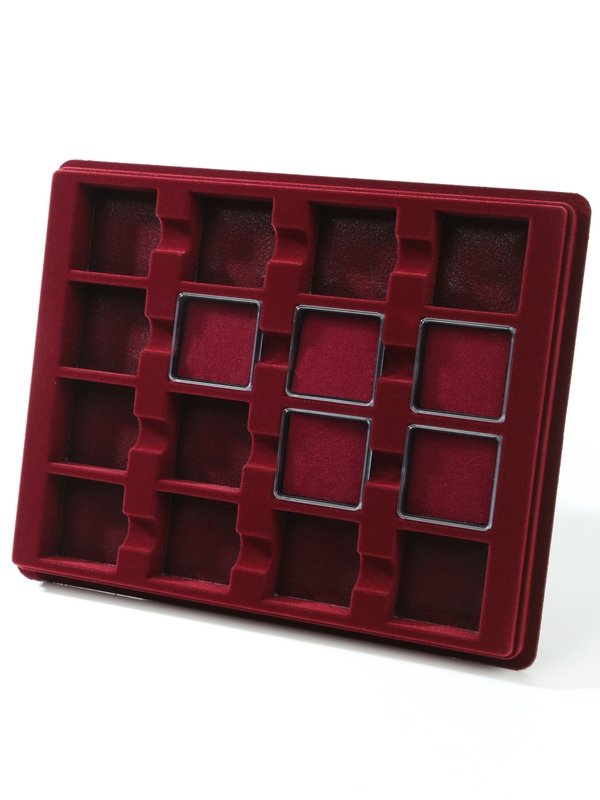 Планшет S (243х304х26 мм) на 16 ячеек для пластиковых капсул 48х48х22 мм