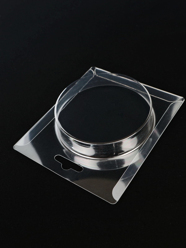 Блистер с загибом краев под изделие д.90 мм. Тип 9