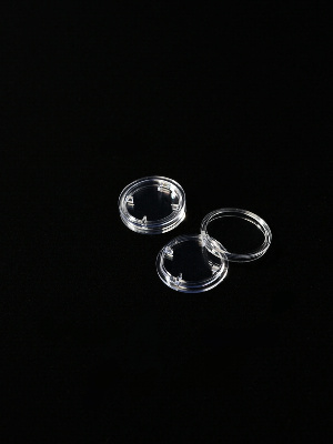 Капсулы для монет Mini 19 мм (внешний диаметр 28 мм), в упаковке 10 шт