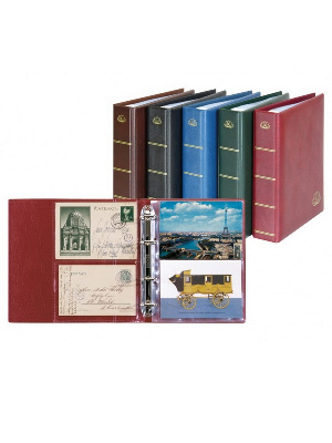 Альбом LOTOS для почтовых открыток. Чёрный. Lindner, 5800 Альбом LOTOS для почтовых открыток. Чёрный. Lindner, 5800