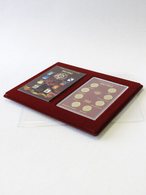 Планшет S (234х296х12 мм) под 2 буклета с монетами