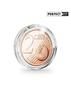 Капсулы Ultra Perfect Fit для монеты 2 евроцента (18,75 мм), в упаковке 10 шт. Leuchtturm, 365286 Капсулы Ultra Perfect Fit для монеты 2 евроцента (18,75 мм), в упаковке 10 шт. Leuchtturm, 365286