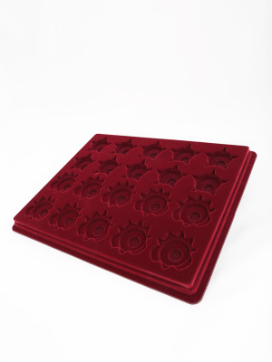 Планшет S (243х304х21 мм) под 10 орденов Отечественной войны и 10 орденов Красной Звезды (48 мм), тёмно-бордовый  Планшет S (243х304х21 мм) под 10 орденов Отечественной войны и 10 орденов Красной Звезды (48 мм), тёмно-бордовый