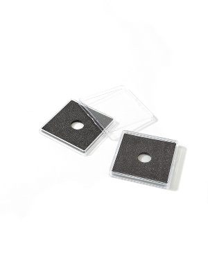 Капсулы 50х50 мм для монет 14 мм (в упаковке 10 шт)