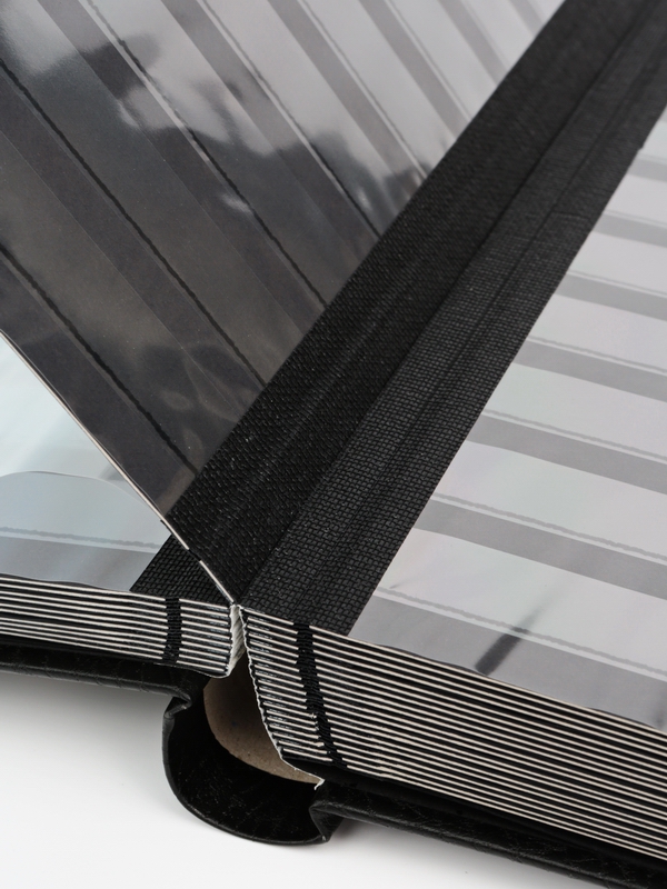 Альбом для марок (кляссер ROYAL). 30 листов (60 страниц) из чёрного картона с промежуточными прозрачными листами. Чёрный. Prinz, 6032