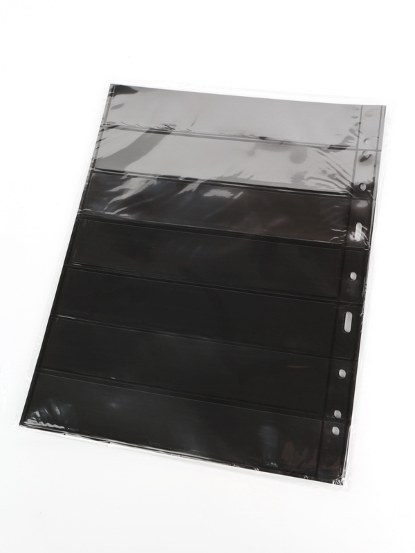 Листы-обложки GRANDE 7S (242х312 мм) двусторонние на 7 ячеек (216х38 мм). Упаковка из 5 листов. Leuchtturm, 314011