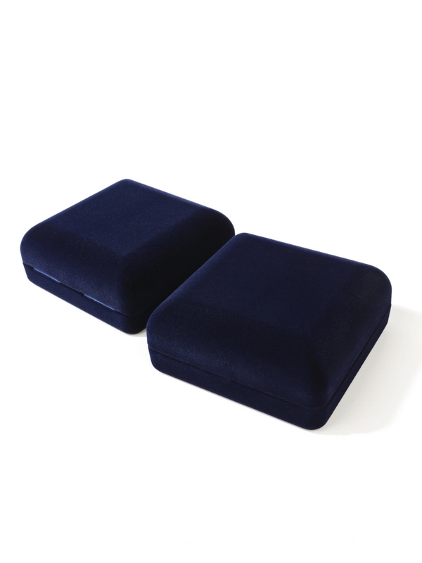 Футляр (92х92х40 мм) под знак с винтом, тёмно-синий