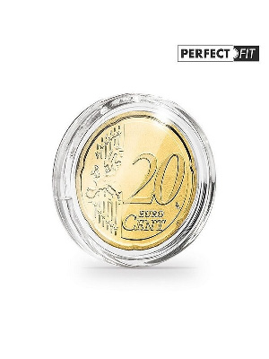 Капсулы Ultra Perfect Fit для монеты 20 евроцентов (22,25 мм), в упаковке 10 шт. Leuchtturm, 365289