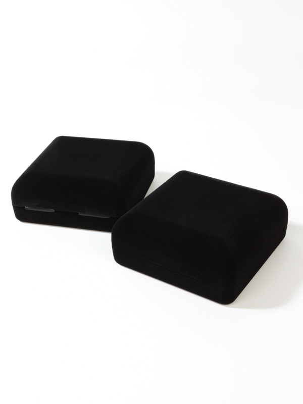  Футляр (92х92х40 мм) для монеты в капсуле (диаметр 46 мм), чёрный