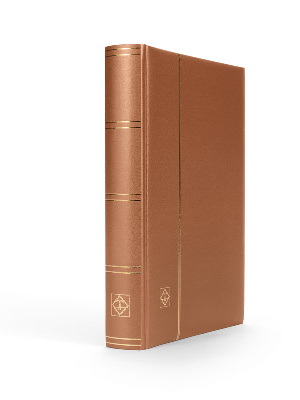 Альбом для марок (кляссер COMFORT). 32 листа (64 страницы) из чёрного картона. Metallic edition (Бронзовый). Leuchtturm, 358060