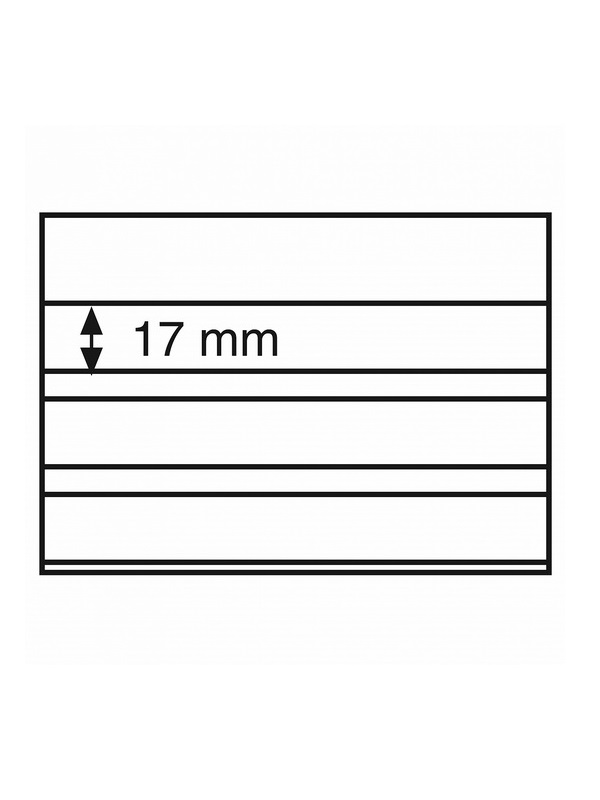 Планшеты Standard PS для марок (карточки-кулисы) 148х105 мм, 3 клеммташе (в упаковке 10 шт). С защитной плёнкой. Leuchtturm, 329963/10