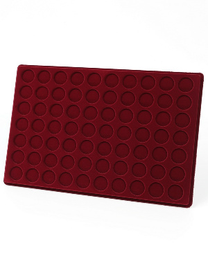 Планшет L (222х333х13 мм) на 70 монет d-25 мм