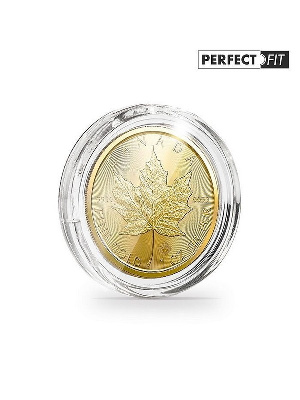 Капсулы Ultra Perfect Fit для монеты Maple Leaf 1 унция золото (30 мм), в упаковке 10 шт. Leuchtturm, 365300