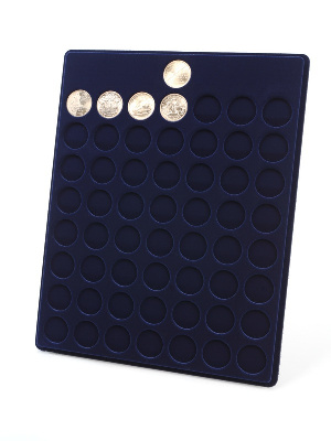 Планшет S (234х296х12 мм) для серии монет «Американские инновации» (57 ячеек)