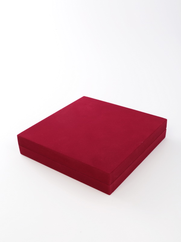 Футляр с низкой крышкой (160х160х33 мм) для мерного слитка (120х60х12 мм), тёмно-синий