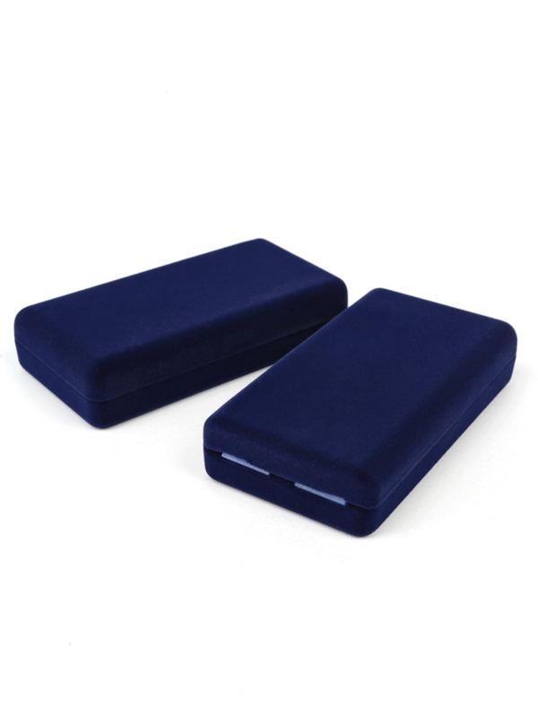 Футляр (62х116х26 мм) под медаль РФ d-37 мм с пятиугольной колодкой, тёмно-синий