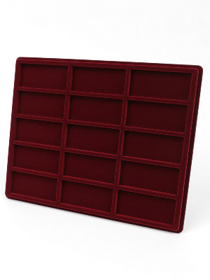 Планшет S (234х296х12 мм) на 15 ячеек (38х86х9 мм)