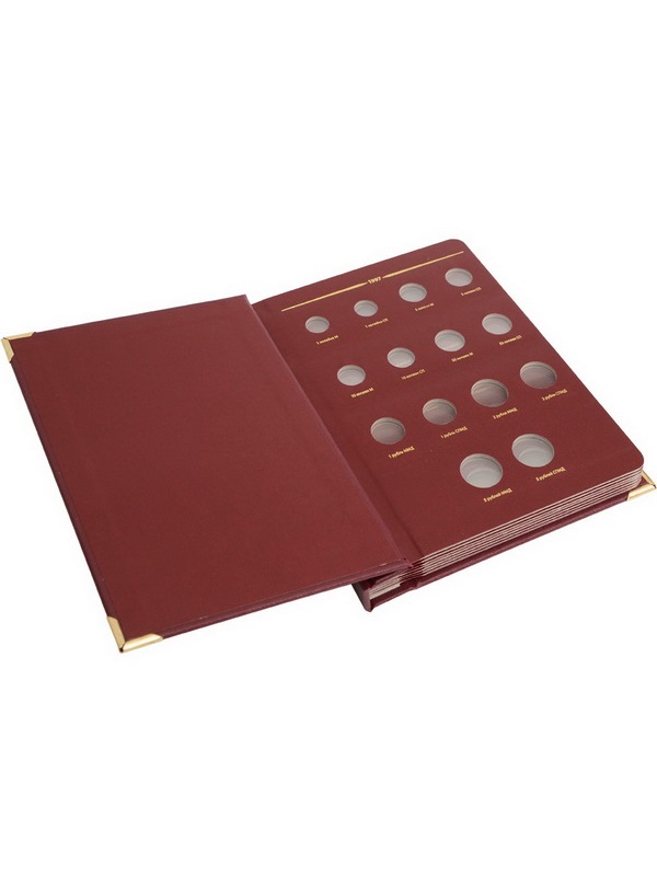 Альбом для монет России регулярного выпуска с 1997 года. Серия «по годам». Том 1 (1997–2005). Альбо Нумисматико, 022-15-07