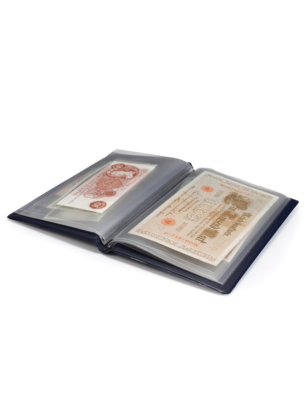Карманный альбом для 20 банкнот (210x125 мм). Leuchtturm, 347372