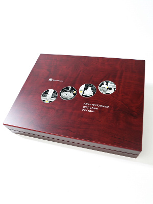 Нанесение изображения для серии монет Архитектурные шедевры России