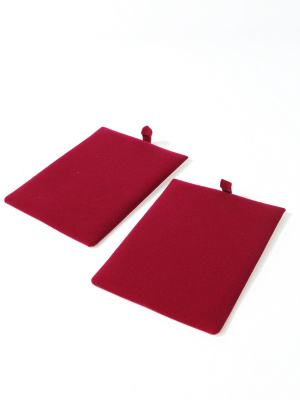 Ложемент, вкладыш 84х114х6 мм. Универсальная подушка с петелькой, светло-бордовый