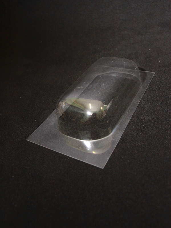 Блистер с загибом краев под изделие 72х146х39 мм