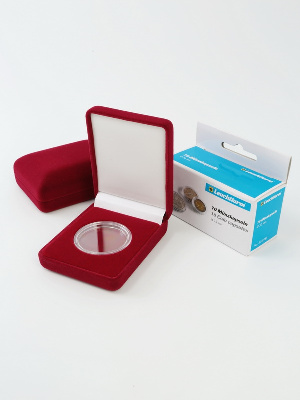 Футляр (61х79х32 мм) для монеты, медали диаметром 35 мм в капсуле Leuchtturm (диаметр ячейки 41 мм) Футляр (61х79х32 мм) для монеты, медали диаметром 35 мм в капсуле Leuchtturm (диаметр ячейки 41 мм)