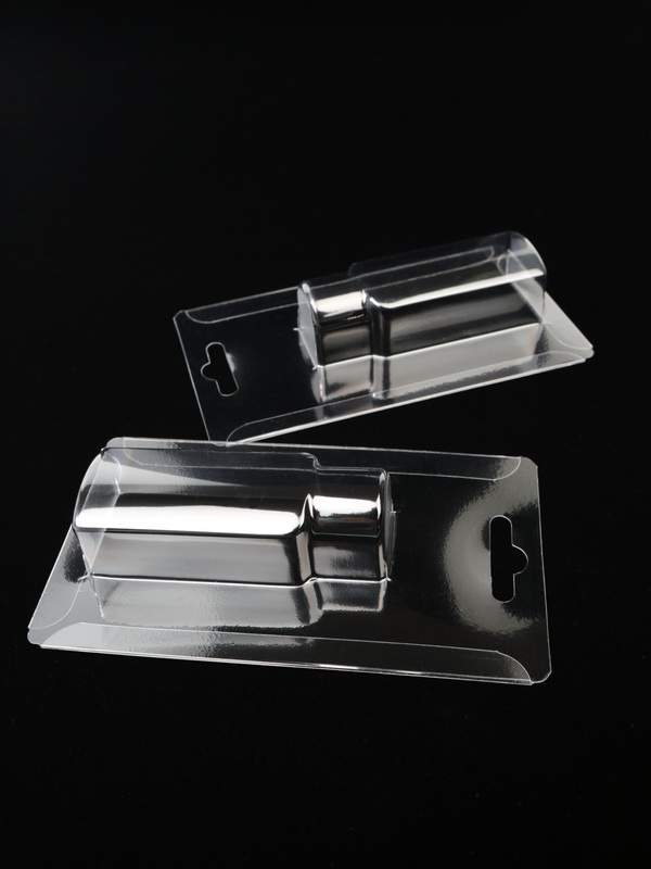 Блистер с загибом краев под флакон 30х81х24 мм. Тип 21