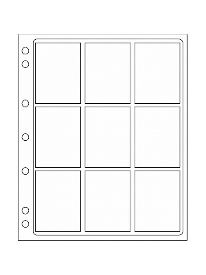Лист-обложка ENCAP из прозрачного пластика для монет в слабах US Slabs/Everslabs. Упаковка из 2 листов. Leuchtturm, 320310 Лист-обложка ENCAP из прозрачного пластика для монет в слабах US Slabs/Everslabs. Упаковка из 2 листов. Leuchtturm, 320310