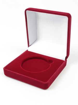 Футляр (92х92х40 мм) для монеты, медали (диаметр 50 мм, глубина 5 мм) Футляр (92х92х40 мм) для монеты, медали (диаметр 50 мм, глубина 5 мм)