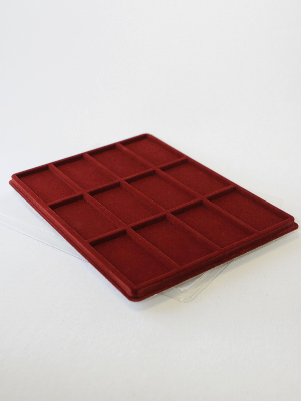  Планшет G (291х393х16 мм) на 12 ячеек (60х116х8 мм), тёмно-синий