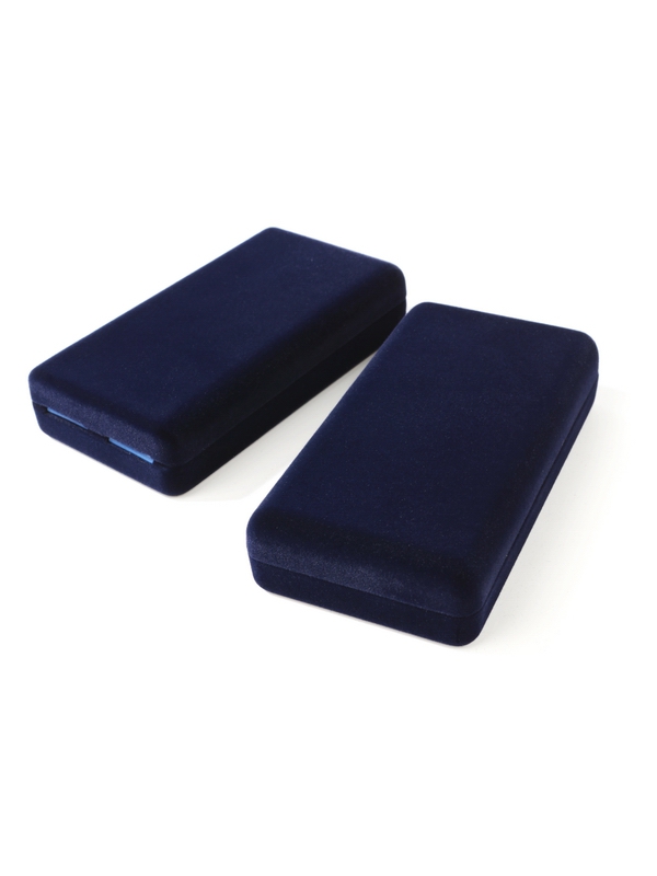 Футляр (62х116х26 мм) с поролоновой вставкой, тёмно-синий