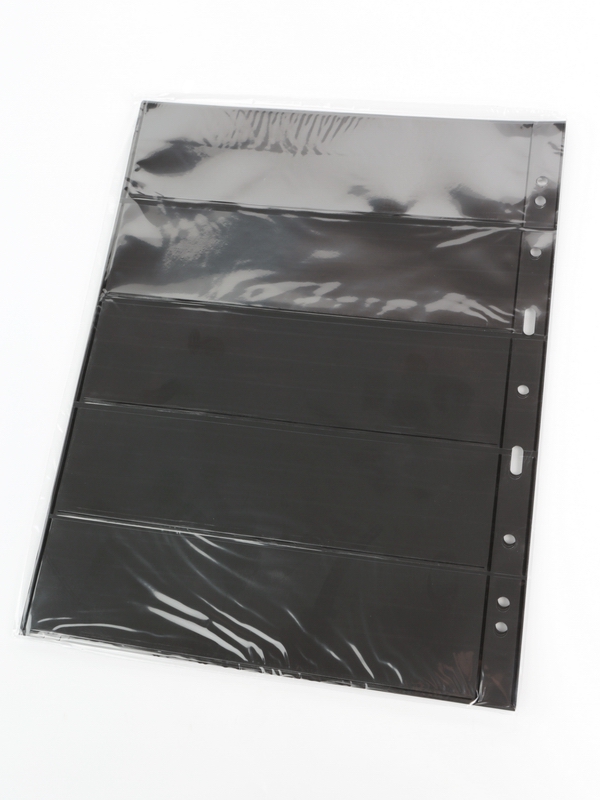 Листы-обложки GRANDE 5S (242х312 мм) двусторонние на 5 ячеек (216х56 мм). Упаковка из 5 листов. Leuchtturm, 312953