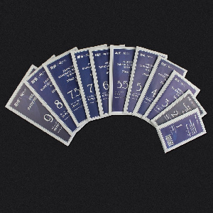 Чехлы для банкнот №3 (140х70 мм), прозрачные. Упаковка 50 шт. PCCB MINGT, 801942