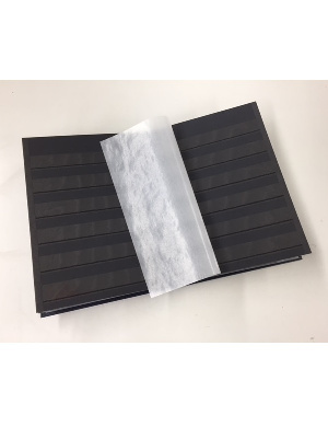 Альбом для марок (кляссер CLASSIC). А5. 8 листов (16 страниц) из чёрного картона с промежуточными листами из пергамина. Чёрный. Prinz, 2004