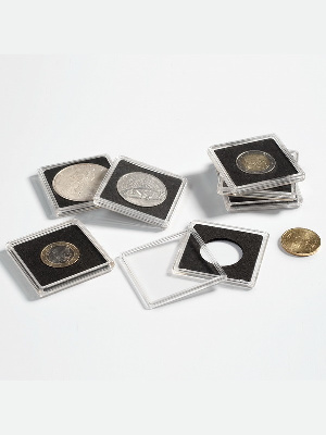 Капсулы Quadrum для монет 40 мм (в упаковке 5 шт). Leuchtturm Капсулы Quadrum для монет 40 мм (в упаковке 5 шт). Leuchtturm