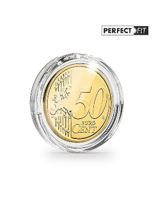 Капсулы Ultra Perfect Fit для монеты 50 евроцентов (24,25 мм), в упаковке 10 шт. Leuchtturm, 365290 Капсулы Ultra Perfect Fit для монеты 50 евроцентов (24,25 мм), в упаковке 10 шт. Leuchtturm, 365290