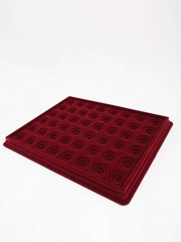  Планшет S (243х304х21 мм) для спортивных значков (диаметром 30 мм), тёмно-бордовый