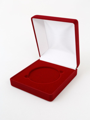 Футляр (120х131х50 мм) для одной монеты, медали (диаметр 70 мм, глубина 5 мм) Футляр (120х131х50 мм) для одной монеты, медали (диаметр 70 мм, глубина 5 мм)